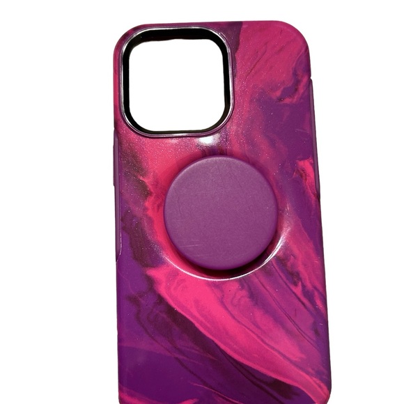 iPhone 13 Pro Otterbox Phone Case with pop socket - Picture 2 of 4